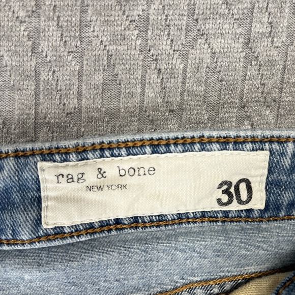 Rag'n'Bone Dre low rise slim boyfriend‎ Women (30) whiskered distressed jeans